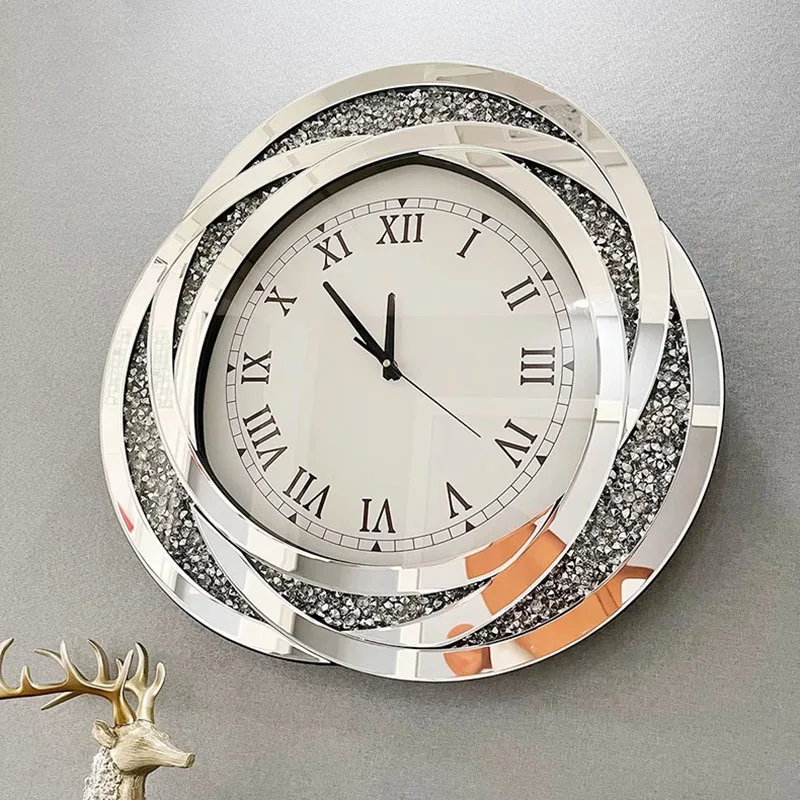 

Luxury Creative Wall Clock Designer Unusual Silent Round Fashion Wall Watch Metal Hands Relogio De Parede Living Room Decoration