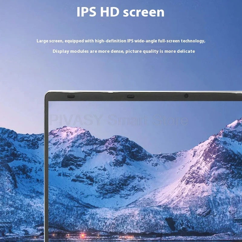 14 15.6 بوصة جديد HD شاشة كمبيوتر محمول رقيقة خفيفة الوزن دفتر أعمال للمنزل مكتب دراسة السفر IPS عرض واجهات غنية