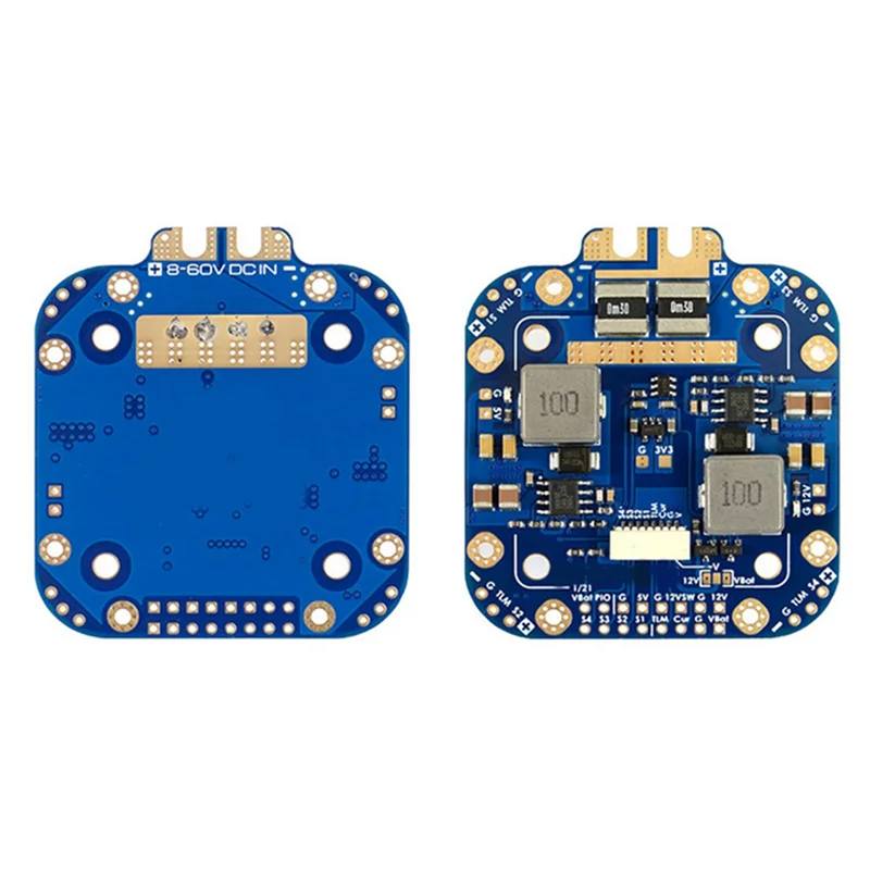 Плата распределения питания PDB 5 В и усилитель 12 В BEC синий ПК + металл для Matek Mateksys FCHUB-12S V2 Hub