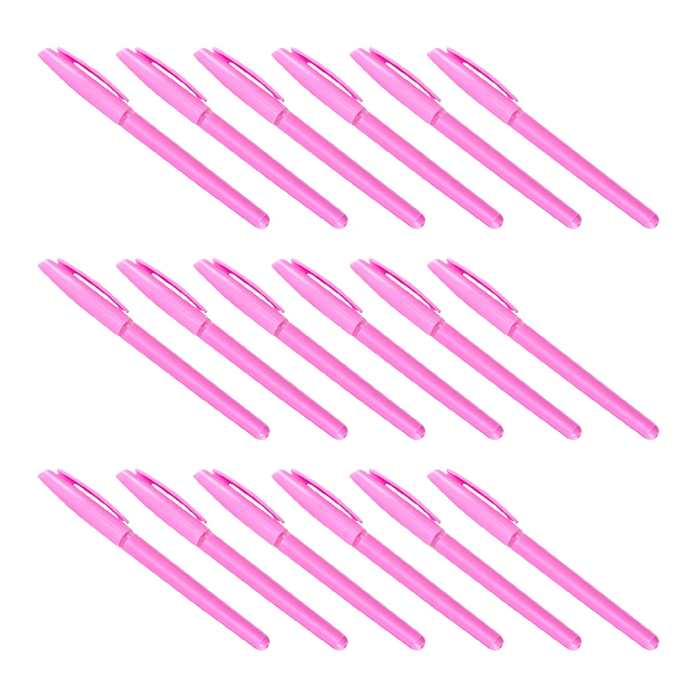 50 Pcs Cases Transparent Empty Shells Bulk Fillable Pens Tube Pen Holders Students Stationery Long Lasting