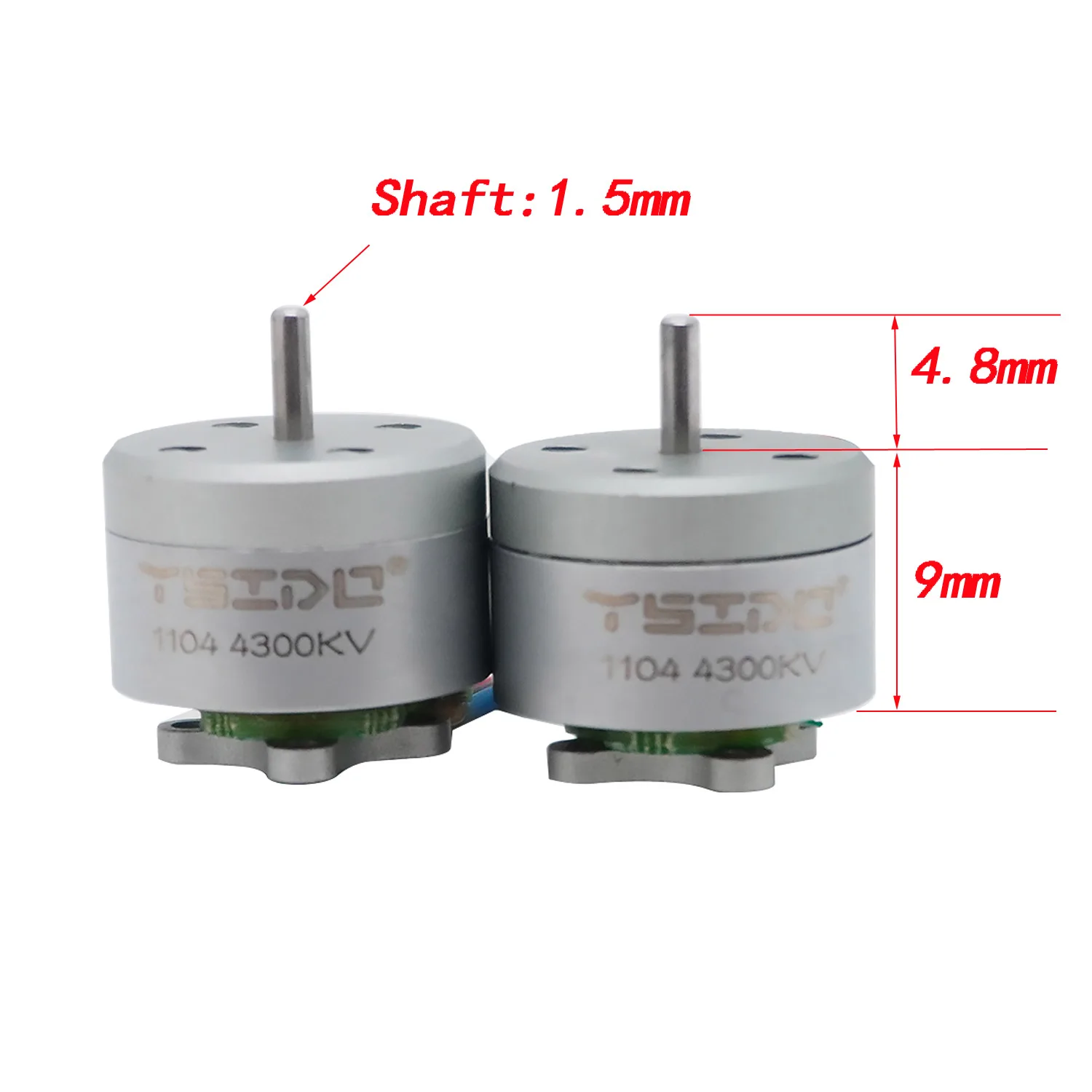 YSIDO Micro 1104 4300KV motore Brushless per RC Aircraft Fixed Wing FPV Multicopter Drone Quadcopter modello RC parti di ricambio