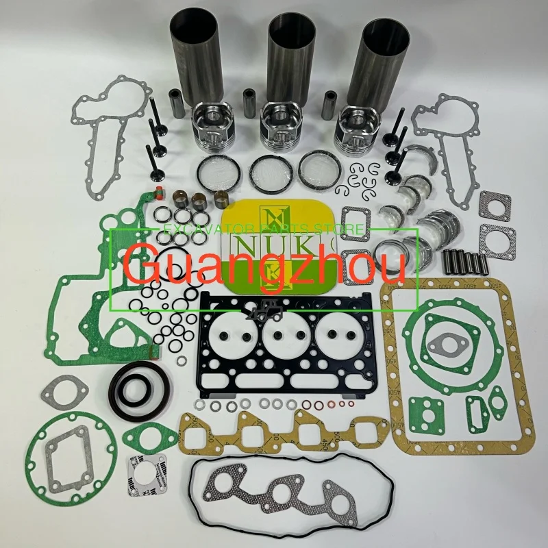 

Compatible with Kubota D1703 Engine Overhaul and Rebuild Kits for Excavators, Suitable for Kubota U30-5/KX135 Models.