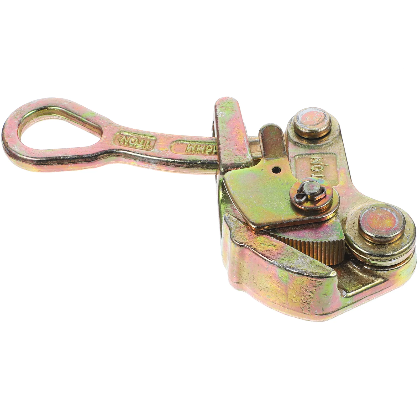 

Cable Wire Grip Clamp Heavy Duty Anti-Skid Grooved Texture For Power Line Tightening Tool Wire Jaw Puller Cable Gripper