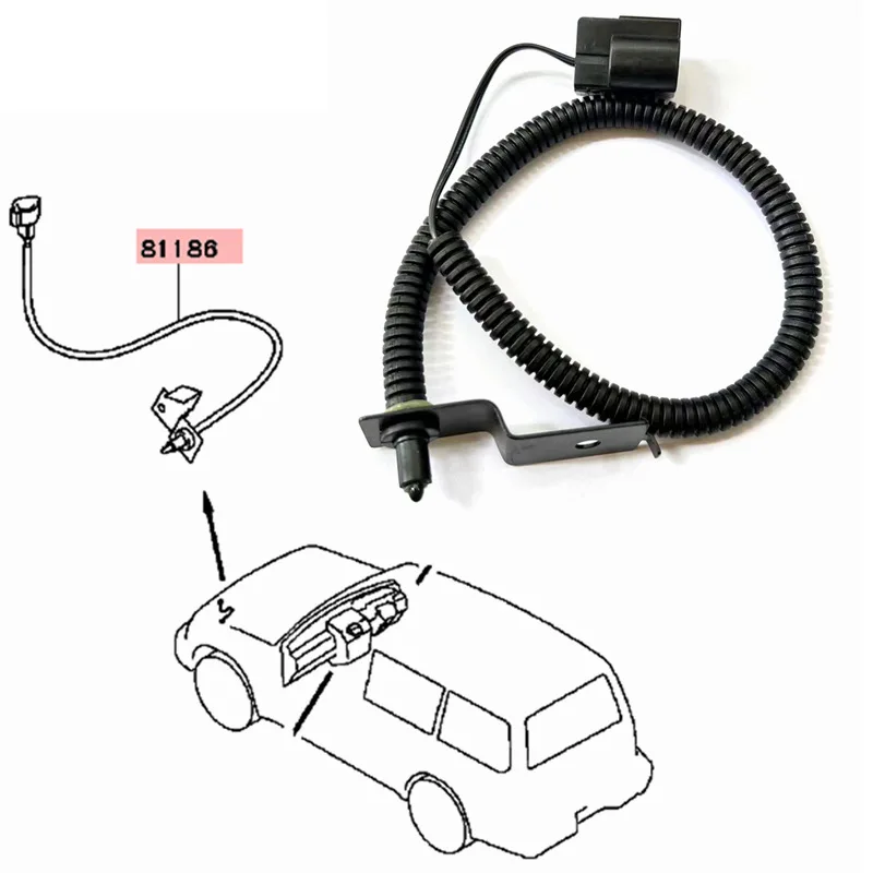 Outside Ambient Air Temperature Sensor MR115605 For Mitsubishi Pajero V31 V33 V43 Montero Shogun 1992-1998 Temp Transmitter