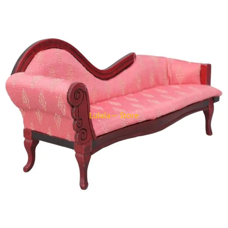 

Y4QA Dollhouses Floral Sheet Furnishings Figure Lounger Bed Model Decorations for Dollhouses Accessories Photo Props