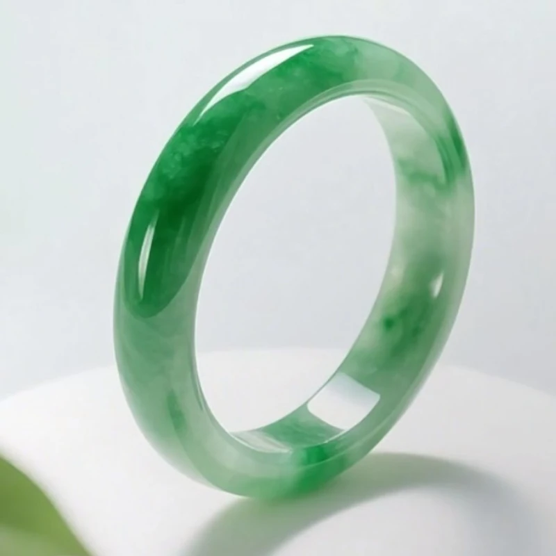 

Natural Ice Flower Flat Bar Bracelet, Fashionable Temperament, Ethnic Style