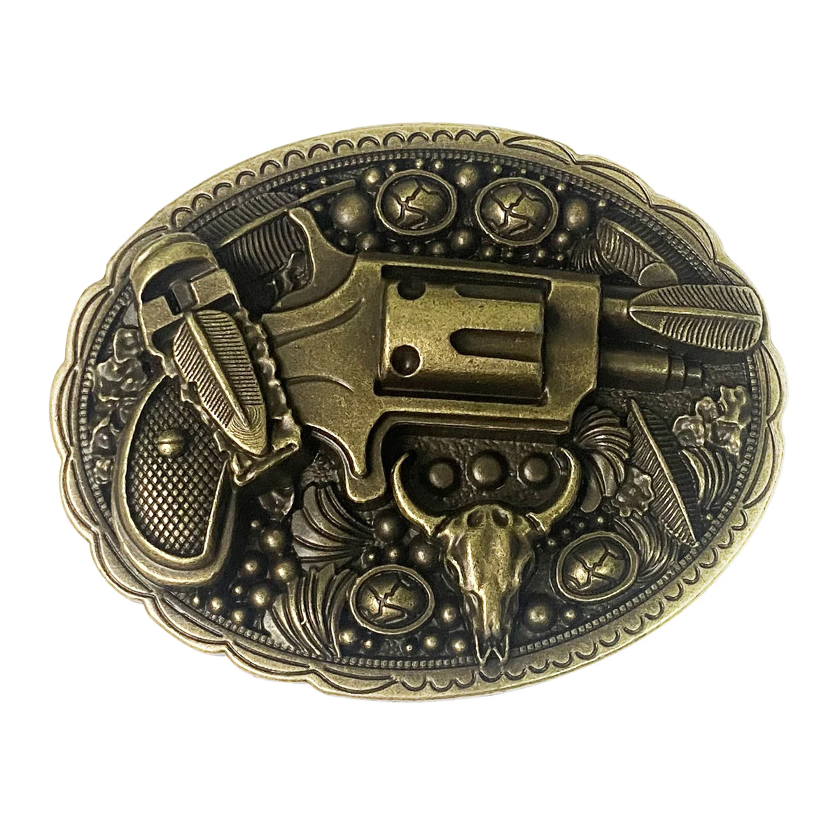 

T-DISOM Men's Retro Western Cowboys Belt Buckle Fashion Accessory