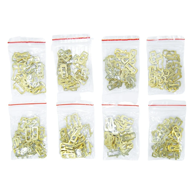 200Pcs/Lot Brass SIP22 Car Lock Repair Accessories Car Lock Reed Lock Plate For Fiat 8 Types Each 25Pcs Replacement Parts