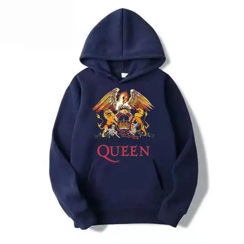 Sudadera con capucha de Queen Band Hard RocK, suéter de lana de diseñador de Hip Hop, ropa de otoño e invierno