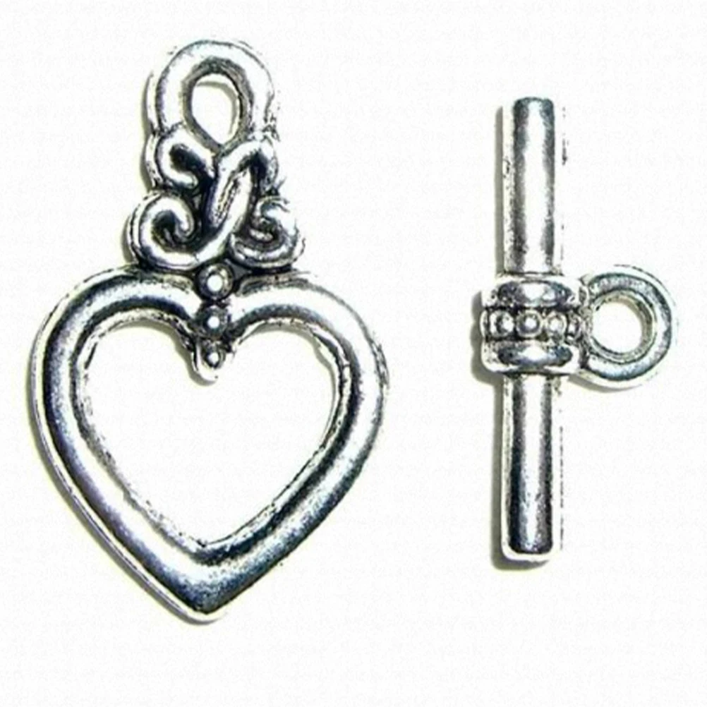

60 set 60 Sets Necklace Accessories Alloy Toggle Clasps Jewelry Making Lightweight Durable Diy Toggle Clasps DIY Repair