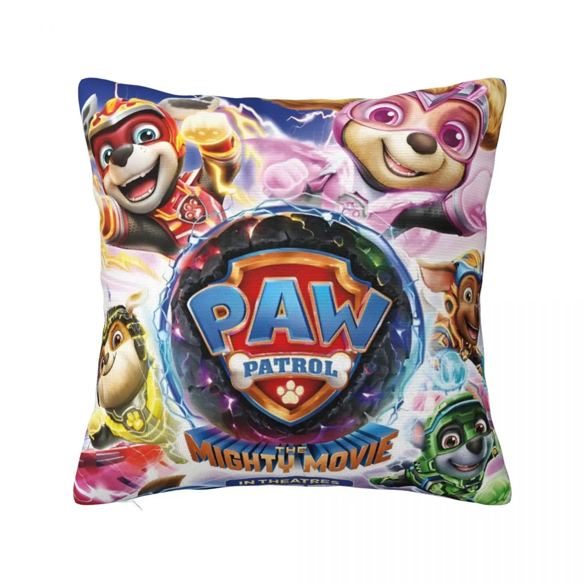 Cute Cartoon P-Patrol Dog Pillowcase Soft Cushion Cover Gift Marshall Chase Rubble Throw Pillow Case Cover Home Zippered 45X45cm