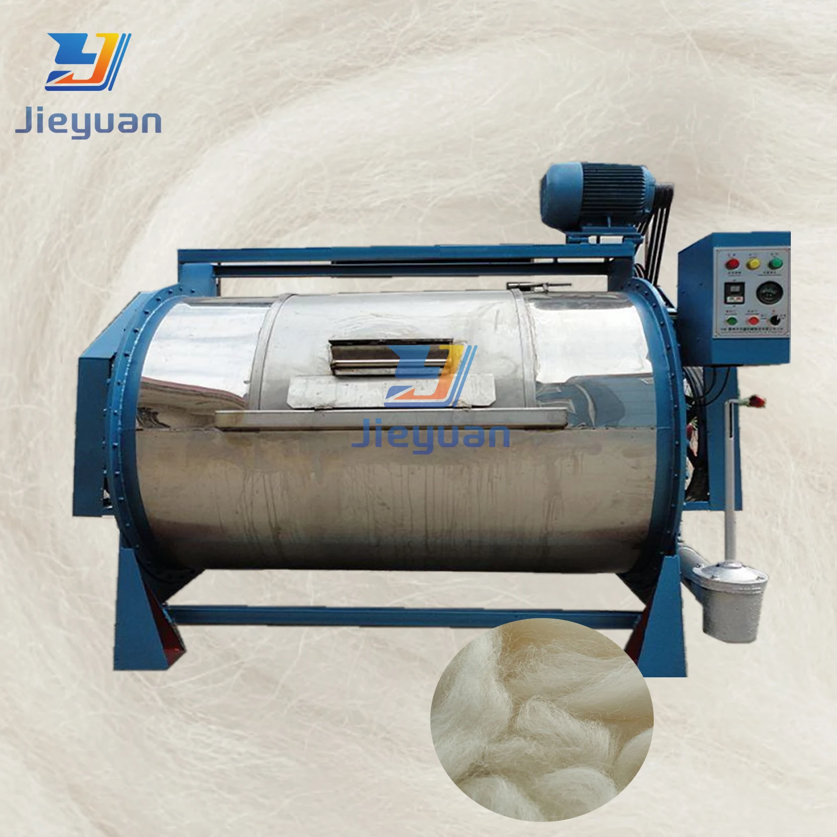

High quality raw wool cleaning machine stainless steel wool cleaning machine