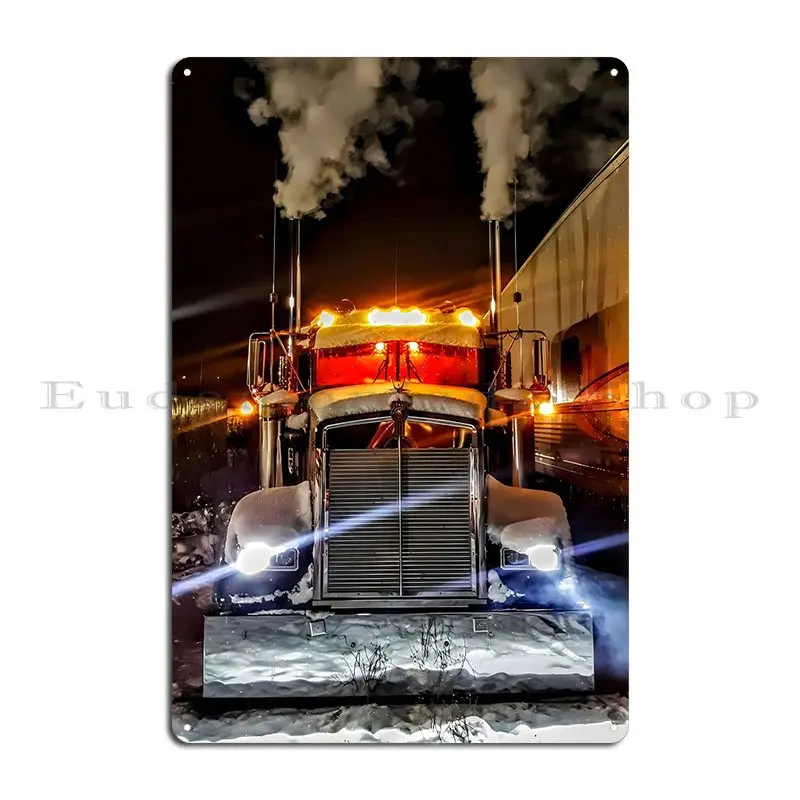 Kenworth W900l Metal Plaque Poster Custom Design Pub Party Mural Tin Sign Poster