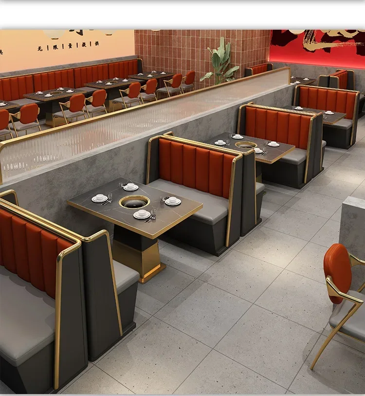 

-Ресторан с горячими горшками, стенд из нержавеющей стали для барбекю, тематическая западная кухня Хунань