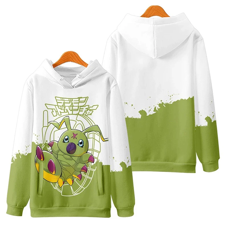 Digimon Adventure Anime 3D Print Hoodies Men Women Fashion Casual Sweatshirt Oversized Hoodie Pullovers Tracksuit Clothing