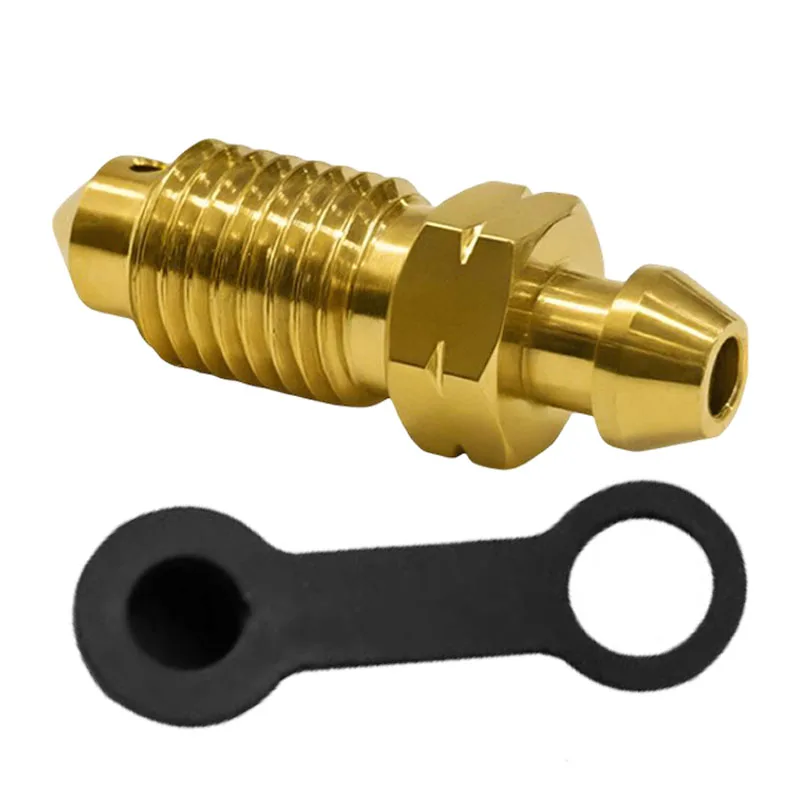 Brake Caliper With Oil Nozzle Tip Oil Drain Screw Disc Brake Flange Cap M10x1.0/1.25 For Motorcycle ATV image 5