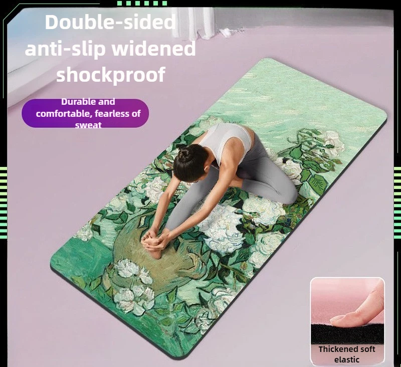 Thick Extra Wide Yoga Mats Soundproof - Shock Absorption Non-Slip for Women Sport Dance Home Fitness 요가매트