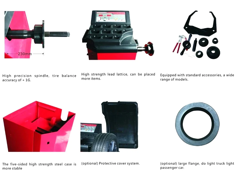 UE-8601 Economical wheel balancer best quality used portable manual wheel balancer with CE car tire balancer