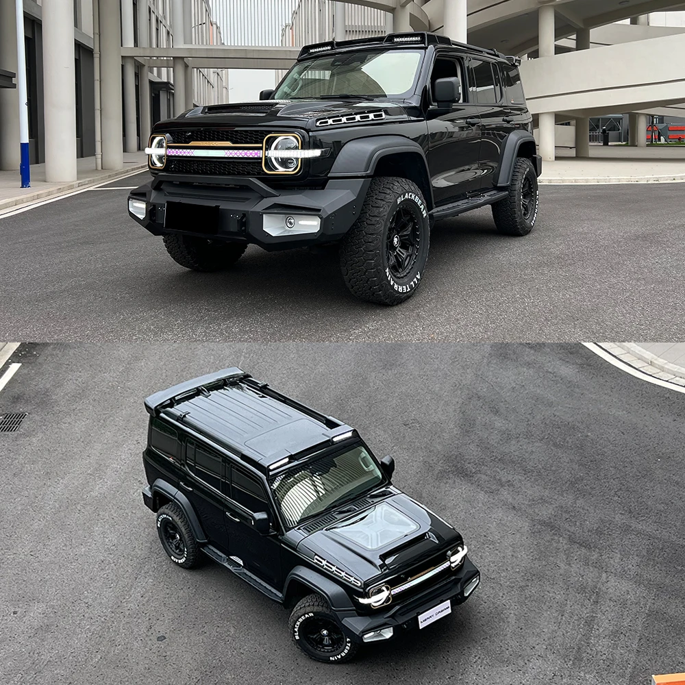 Armor Hot Sale Sport Front Bumper Roof Rack Exterior Wide Auto Parts SUV Upgrade Car Body Kits for Gwm Tank 300
