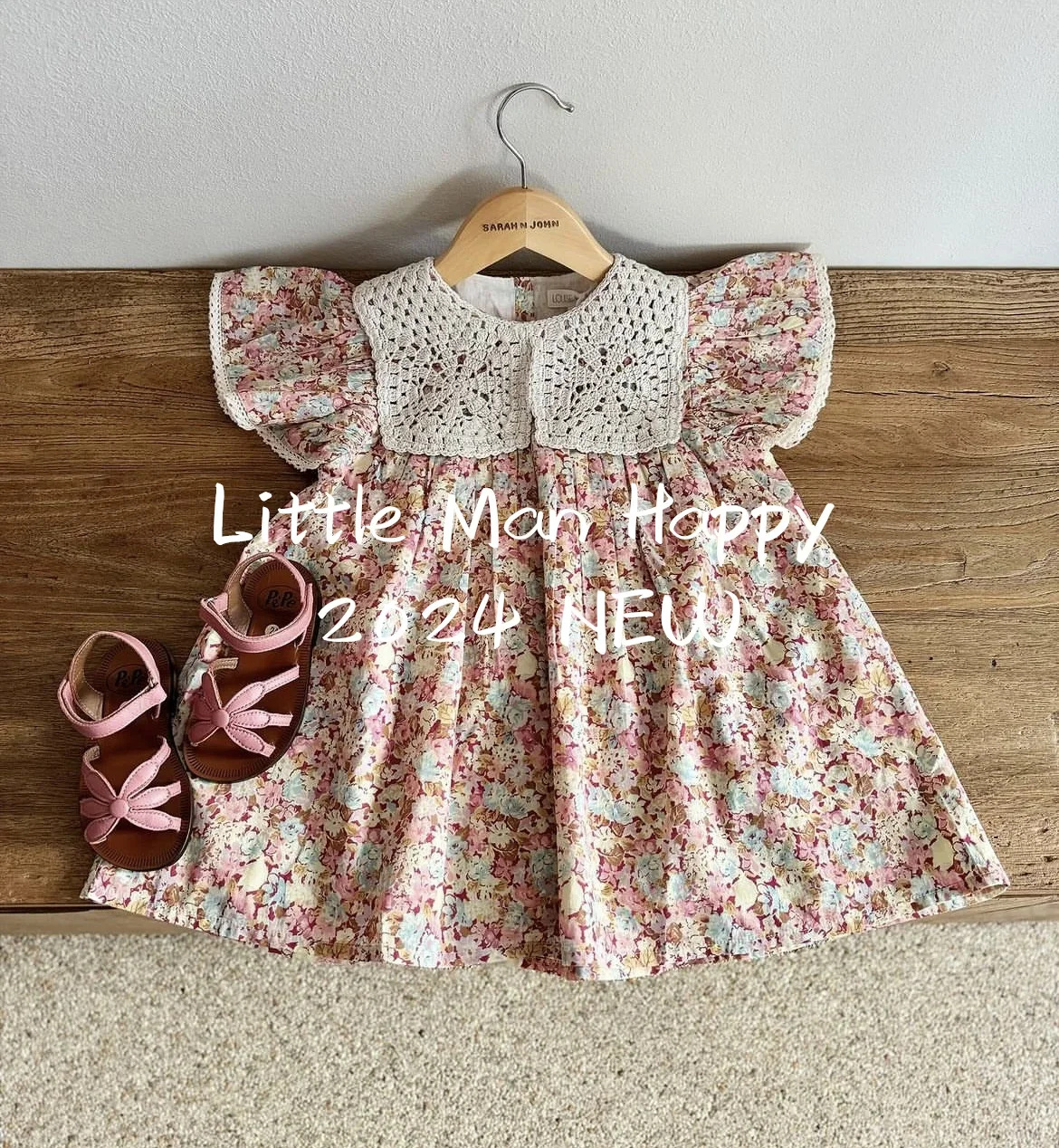 LM Style 2024 New Summer Kids Dress for Girls Cute Embroidery High Quality Princess Dress Baby Child Fashion Clothes