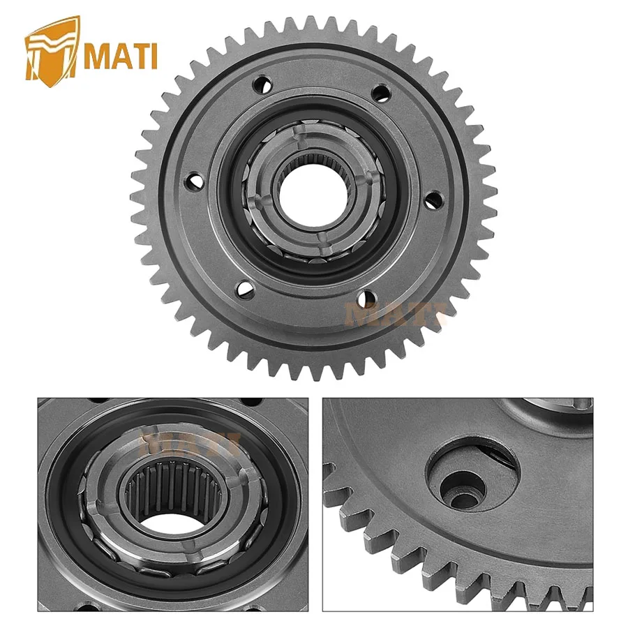 MATI Fit for 2001 2002 2003 Yamaha Raptor 660 YFM660R Starter Starting Clutch One Way Gear Bearing Gasket Flywheel Puller Kit