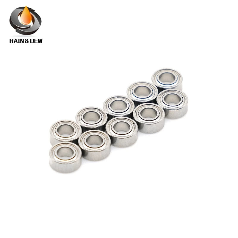 High Quality SMR74ZZ bearing  ABEC-7 LD 10Pcs/lot  Stainless Steel Ball Bearing 4x7x2 for fishing