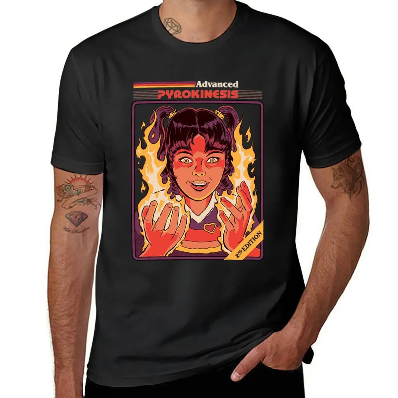 Pyrokinesis T-Shirt vintage anime shirt anime tshirt plus sizes big and tall t shirts for men