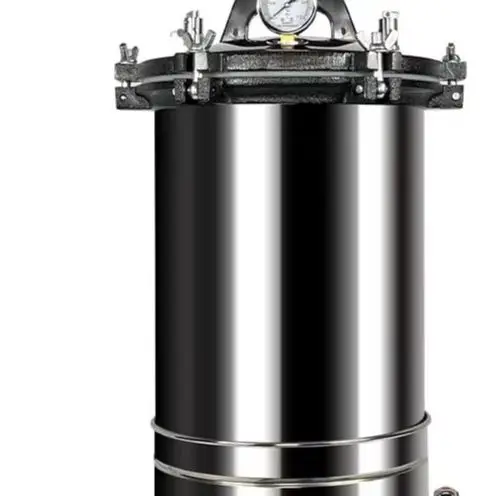 25L Portable High Pressure Sterilizer Stainless steel Steam Sterilization Pot  Automatic Sterilization Autoclave Pot