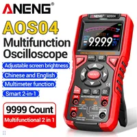 ANENG AOS04 Oscilloscope  Digital  Multimeter 2 in 1 Waveform storang 10Mhz Oscilloscope AC/DC Voltage High Precision Test Tool