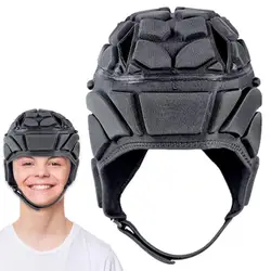 Rugby Helmet EVA Padded Headgear Soccer Goalkeeper Head Protective Helmet Protector Football Headguard For Children & Adults