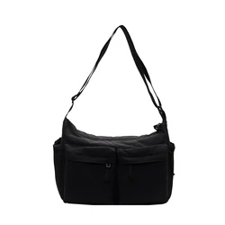 Leisure shoulder bag single shoulder bag large capacity computer bag multi pocket sports shoulder bag
