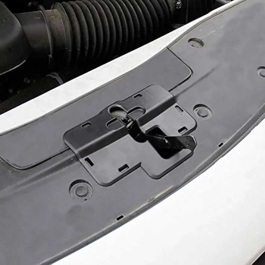 Dodge Engine Hood Lock Bolt Dust-Proof Gap Protection Cover Decoration Stickers ABS for 2015-2022 Dodge Charger Accessories