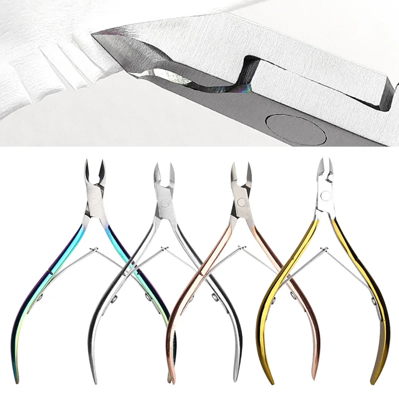 

1pc Multi Color Nail Art Dead Skin Scissors Made Of Stainless Steel Material Sharp And Practical Nail Art And Manicure Tools