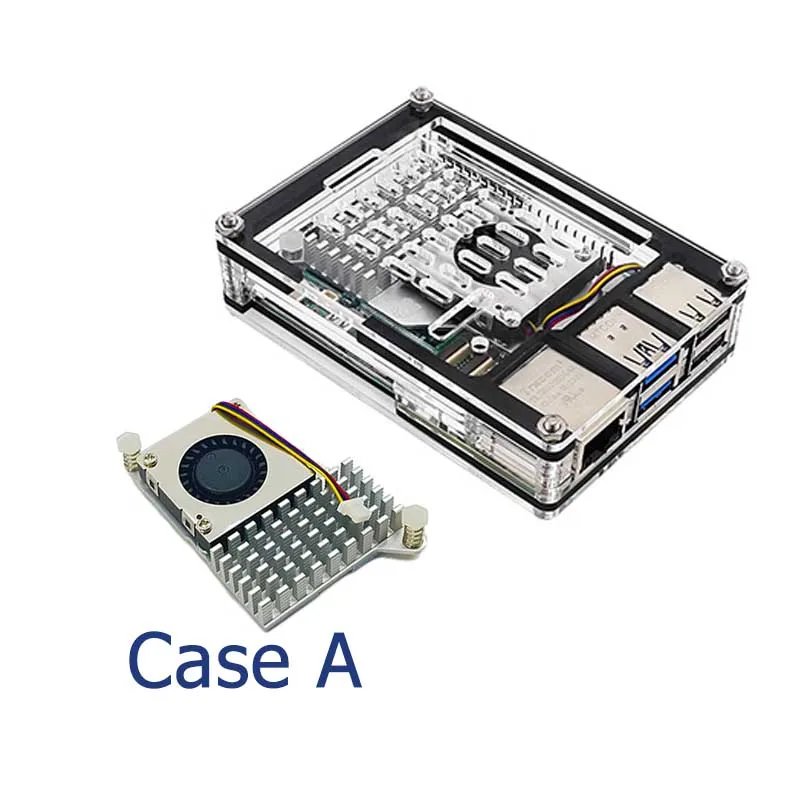 Imagem -02 - Raspberry pi 2gb 4gb 8gb Ram Placa Computador 2.4ghz Cortex-a76 Cpu Opcional Case Ventilador Fonte de Alimentação para Pi5