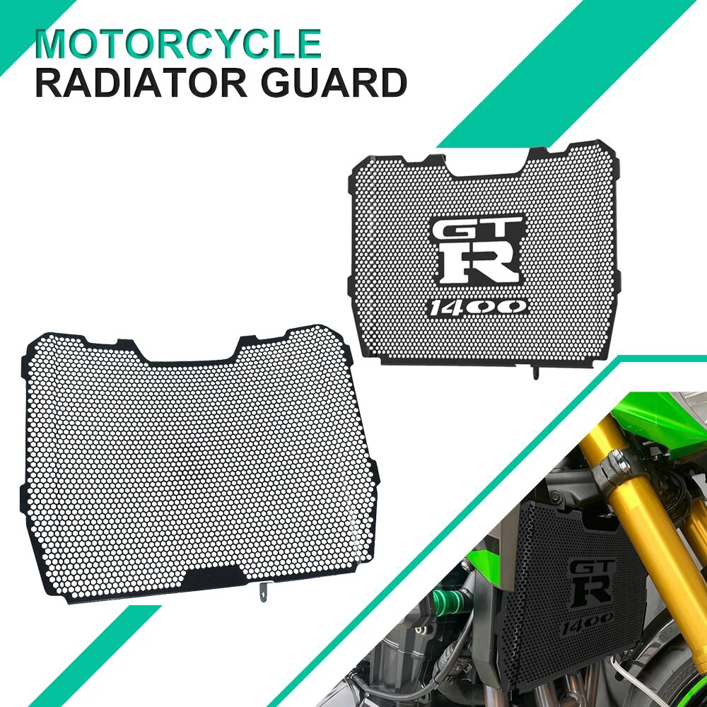 

Radiator Grille Guard Cover Protection FOR KAWASAKI 1400GTR gtr 1400 GTR 2008 - 2023 2022 2021 2020 2019 Motorcycle Accessories