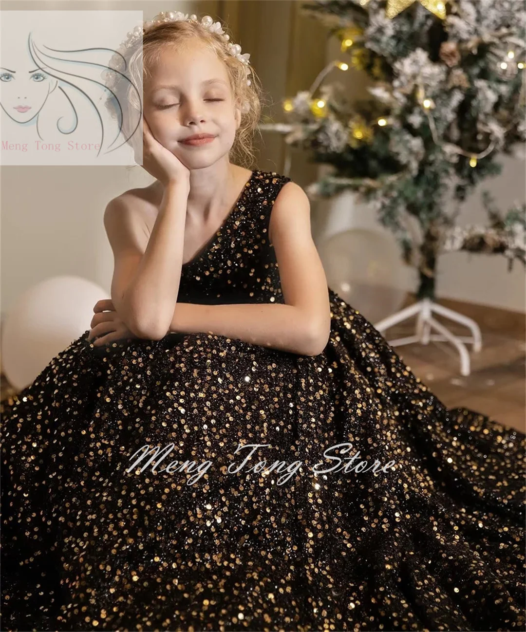 ที่กําหนดเองชุดสาวดอกไม้ดอกไม้เย็บปักถักร้อยผ้าคลุมไหล่แขนกุดสําหรับงานแต่งงานงานเลี้ยงวันเกิดชุดเจ้าหญิง