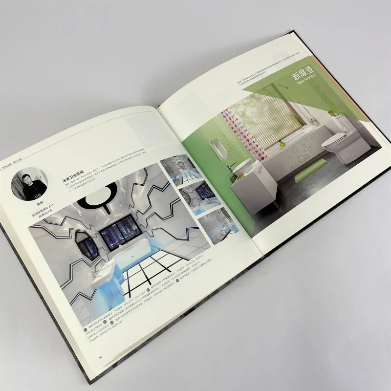 50 0.Zhang.Custom.Professional Offset Printing Booklet Yearbook Magazine Brochures Catalogue Photo Paper Book Printing