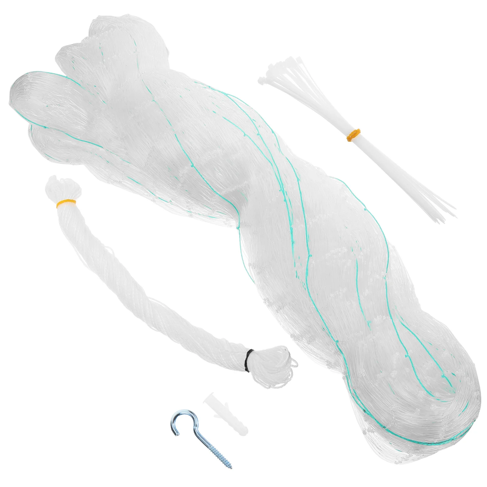 

1 Set Cat Balcony Net Nylon Pet Anti-Fall Netting For Window Balcony Safety Mesh Barrier Cut-To-Fit Cat Dog Fence Outdoor Guard