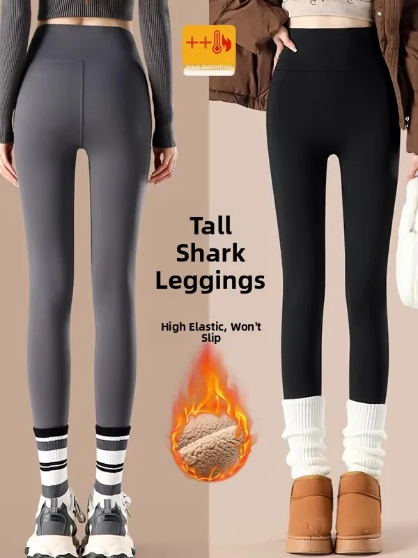 

Женские облегающие брюки для йоги на подкладке, длинные брюки с высокой талией, теплая зимняя верхняя одежда, брюки в ковческу, повседневная одежда