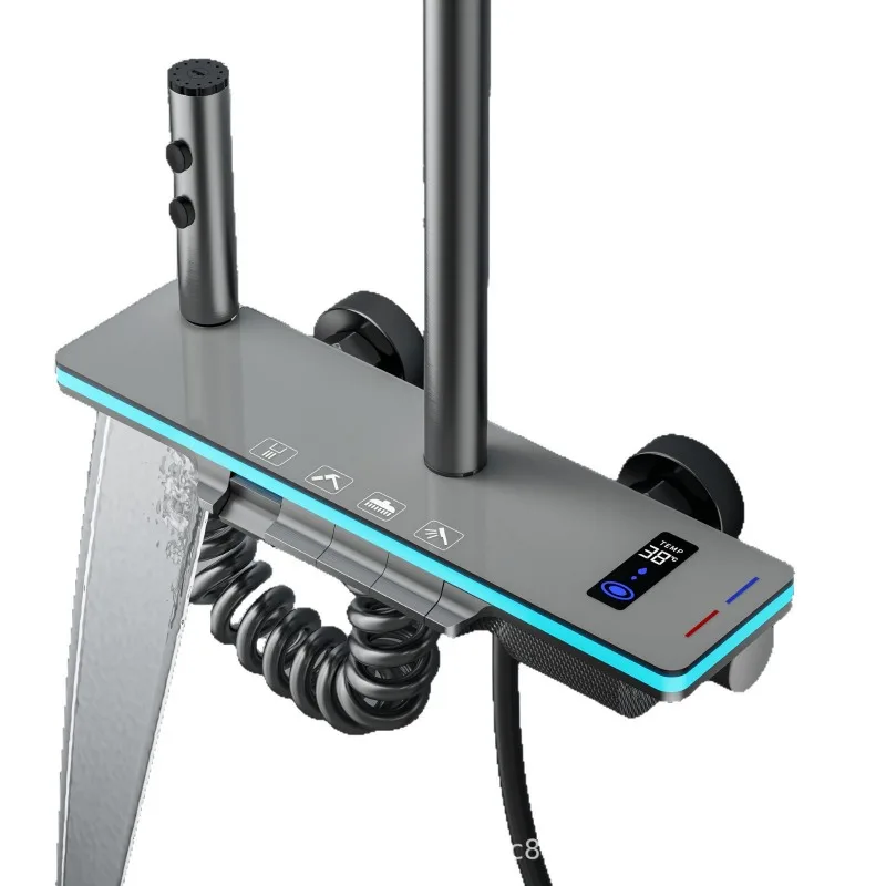 

Shower Shower Set Gun Grey Milk White Black Kitchen Bathroom Hand Spray Top