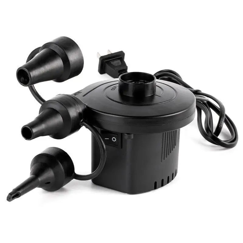 Elektrische Luftpumpe mit Schnell-Aufblas- und Entleerungsfunktion, mehreren Steckeroptionen für Camping – Detail 1
