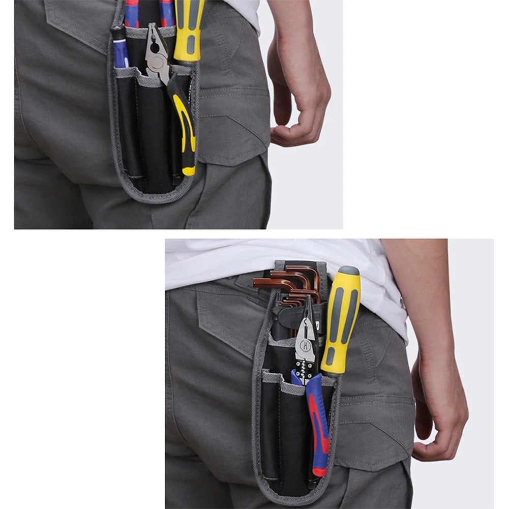 Job Site Tool Management Compact Organizer Compact Electrician Tool Pouch Compact Tool Case Water-Resistant Pouch