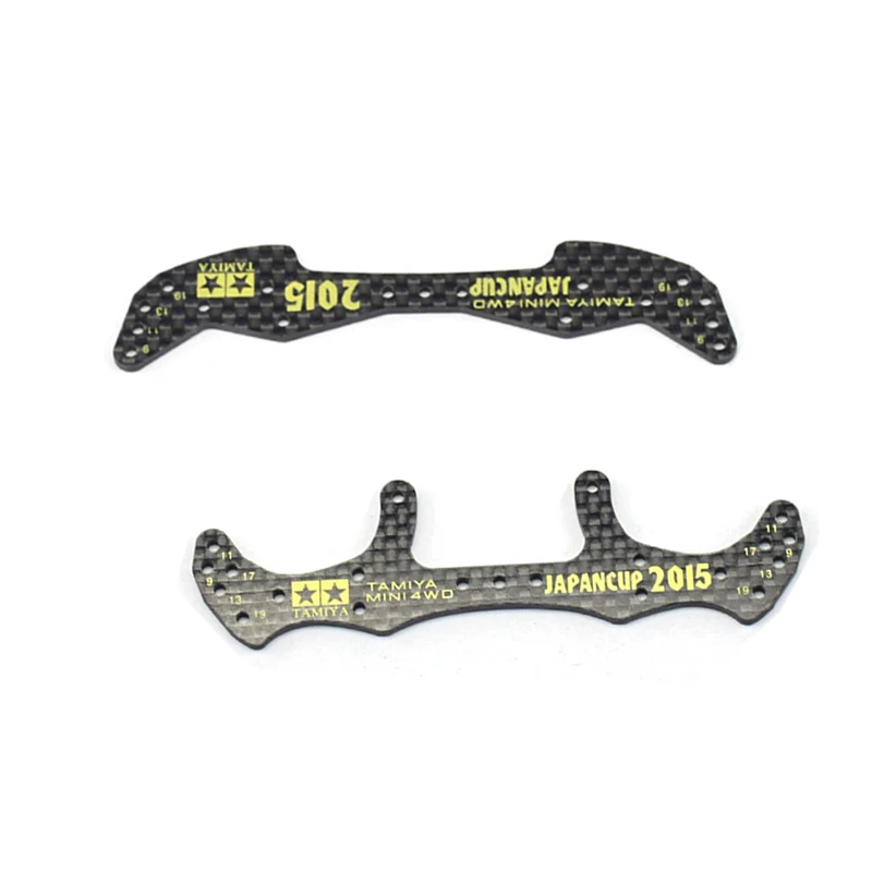 Tamiya Mini 4WD J-CUP 2015 Carbon Fiber Front And Rear Multi-Roller Setting Bracket 95088 95089 Self-Made Parts 1.5MM/2.0MM