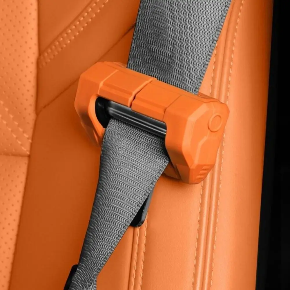 2 pcs Anti Scratch Belt Buckle Covers Silicone Case Snap Protector Seat Belt Clip 2 pcs Anti Abnormal Noise Protective Cover