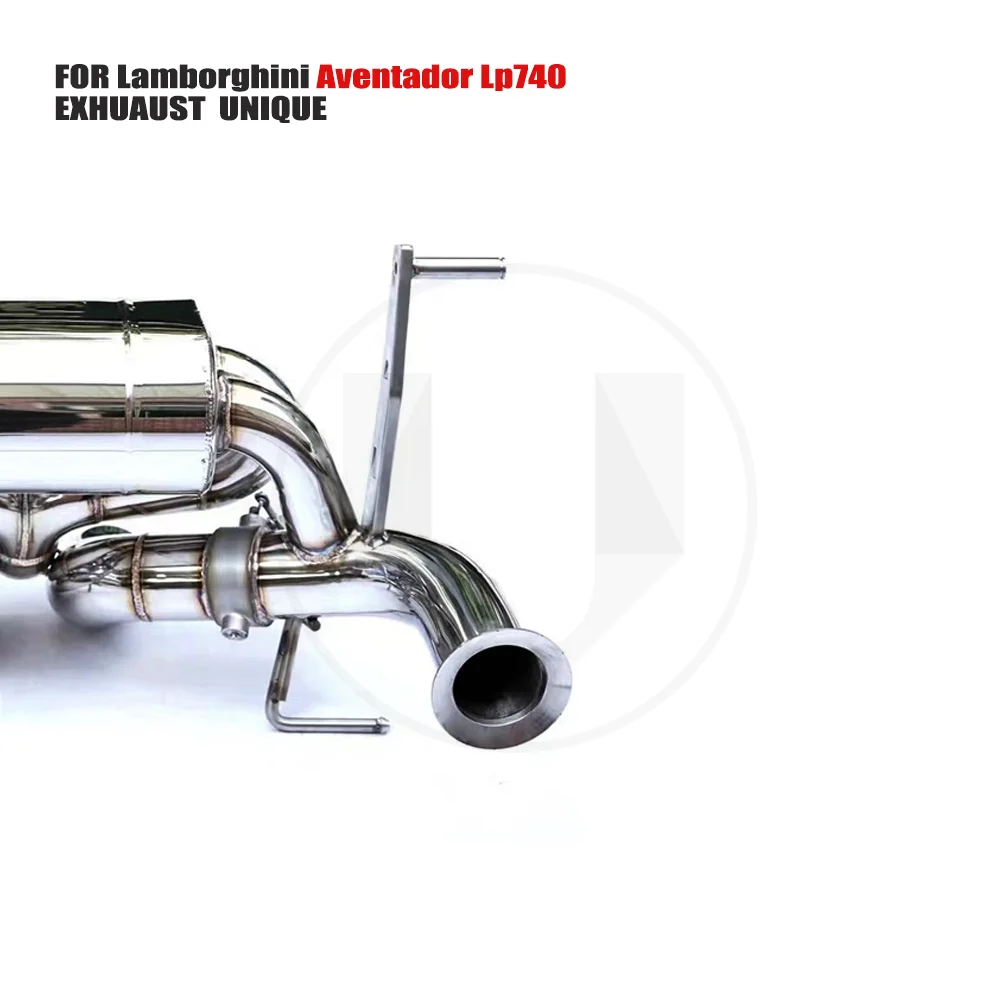 

UNIQUE Stainless Steel Exhaust System Performance Catback for Lamborghini AventadorLp740 Muffler With Valve