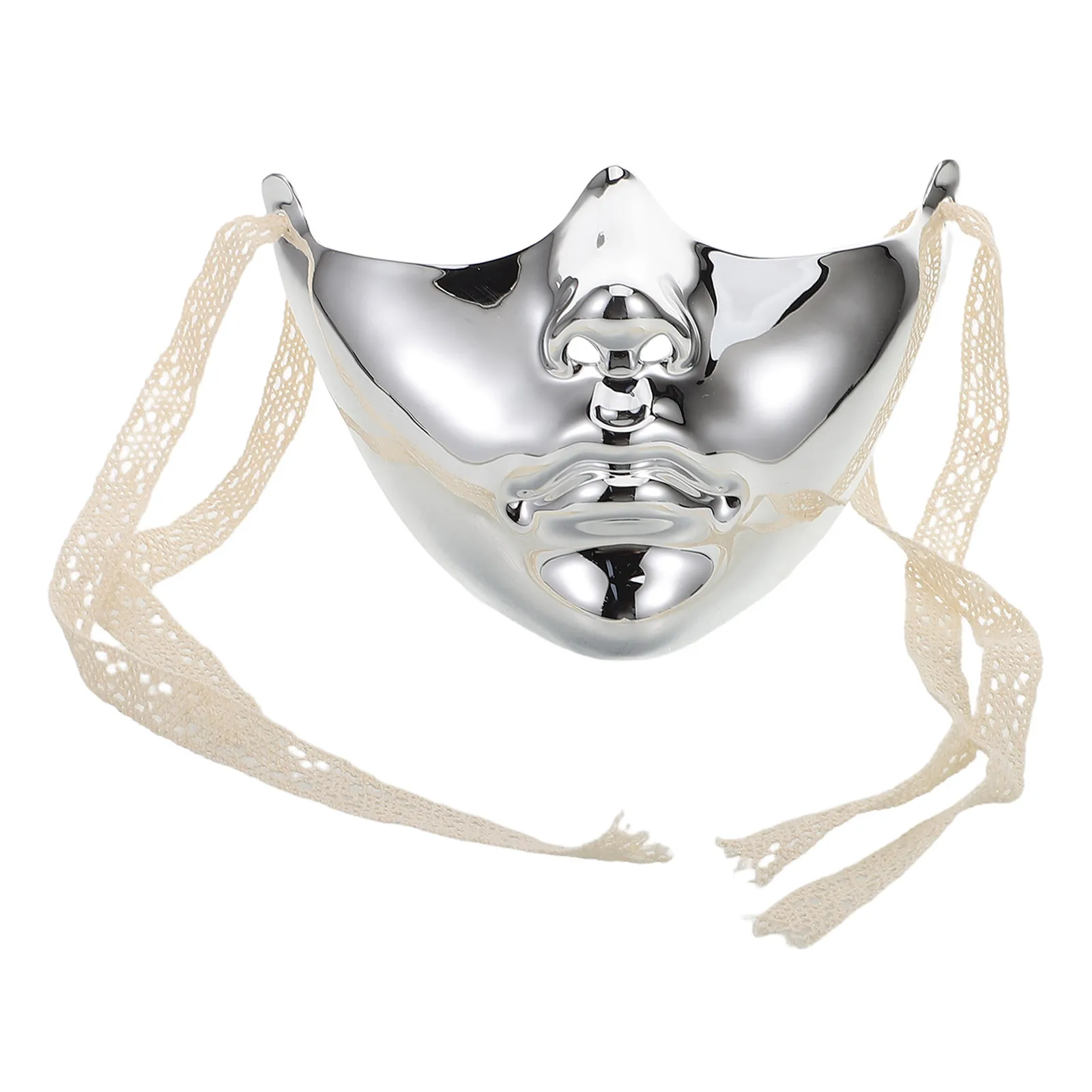 

Механическая полумаска для лица в стиле панк, пластиковый маскарад для Хэллоуина, косплей, фестиваль Марди Гра, унисекс, костюм для взрослых