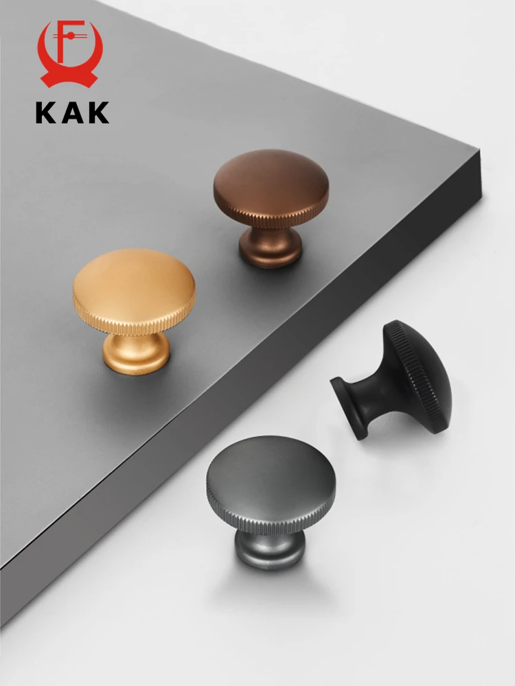 KAK Light Luxury Cabinet Knobs and Handles European Style Aluminum Alloy Kitchen Cupboard Door Pulls Furniture Handle Hardware