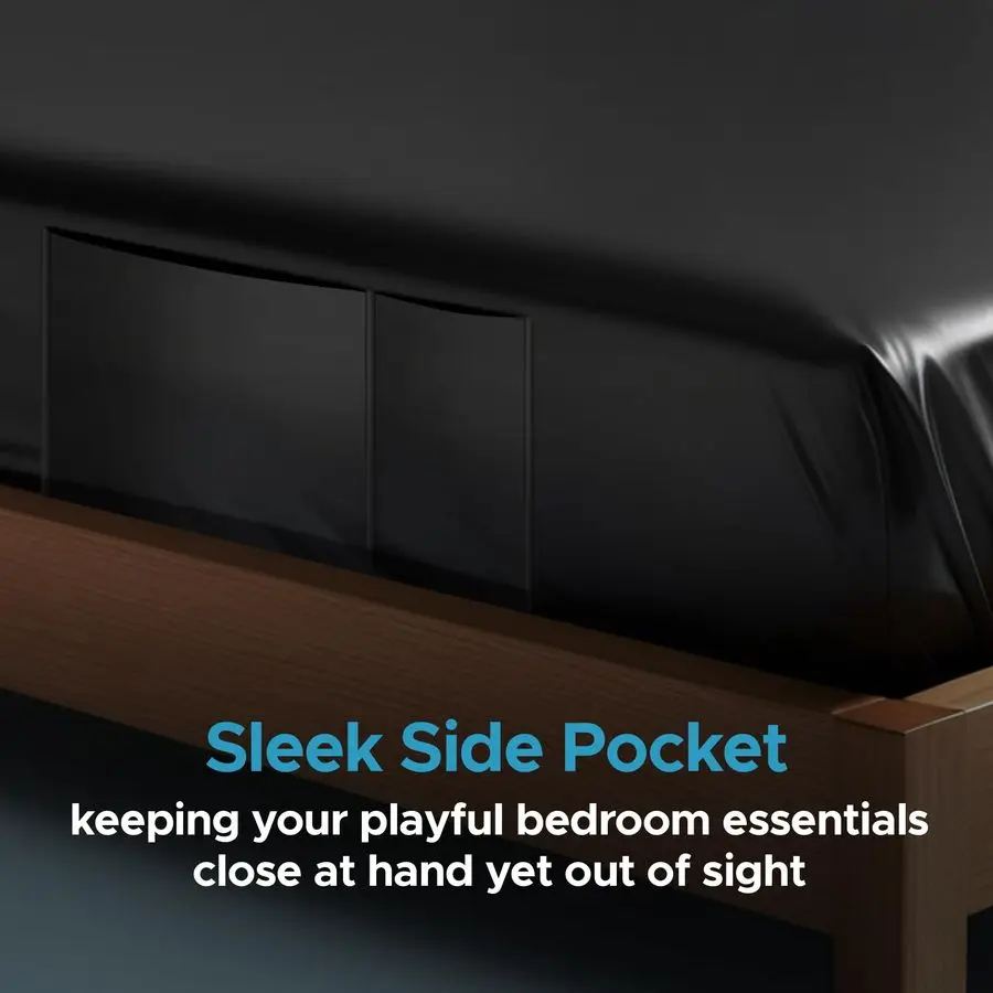 

Черная виниловая водонепроницаемая простыня-чехол для массажного стола с боковым карманом, защитный чехол для матраса, покрытие для массажа Нуру маслом, водонепроницаемое.