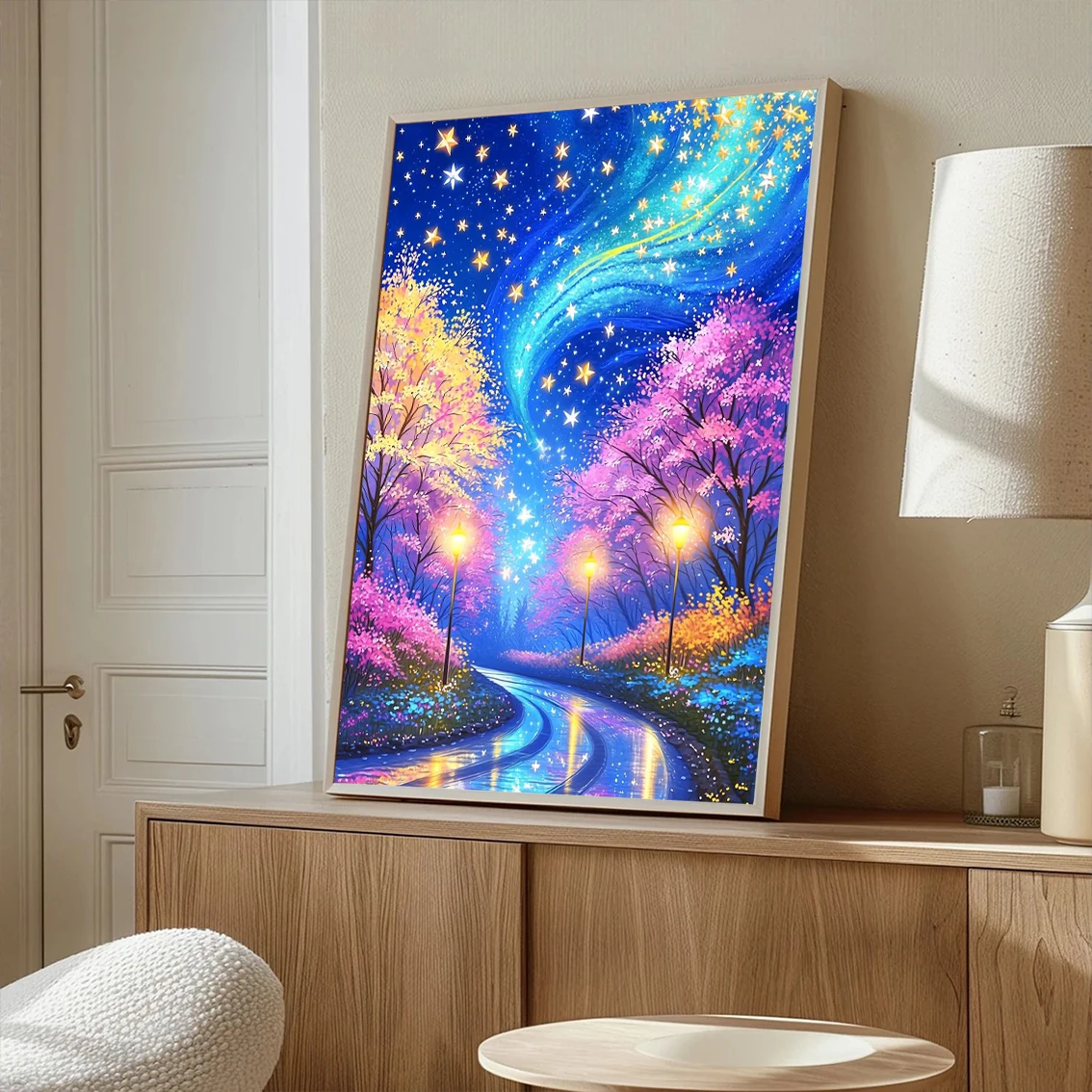 GATYZTORY Painting By Numbers Acrylic Artwork Paintings On Number Landscape Livingroom Decorations For Home Adult Coloring Oil