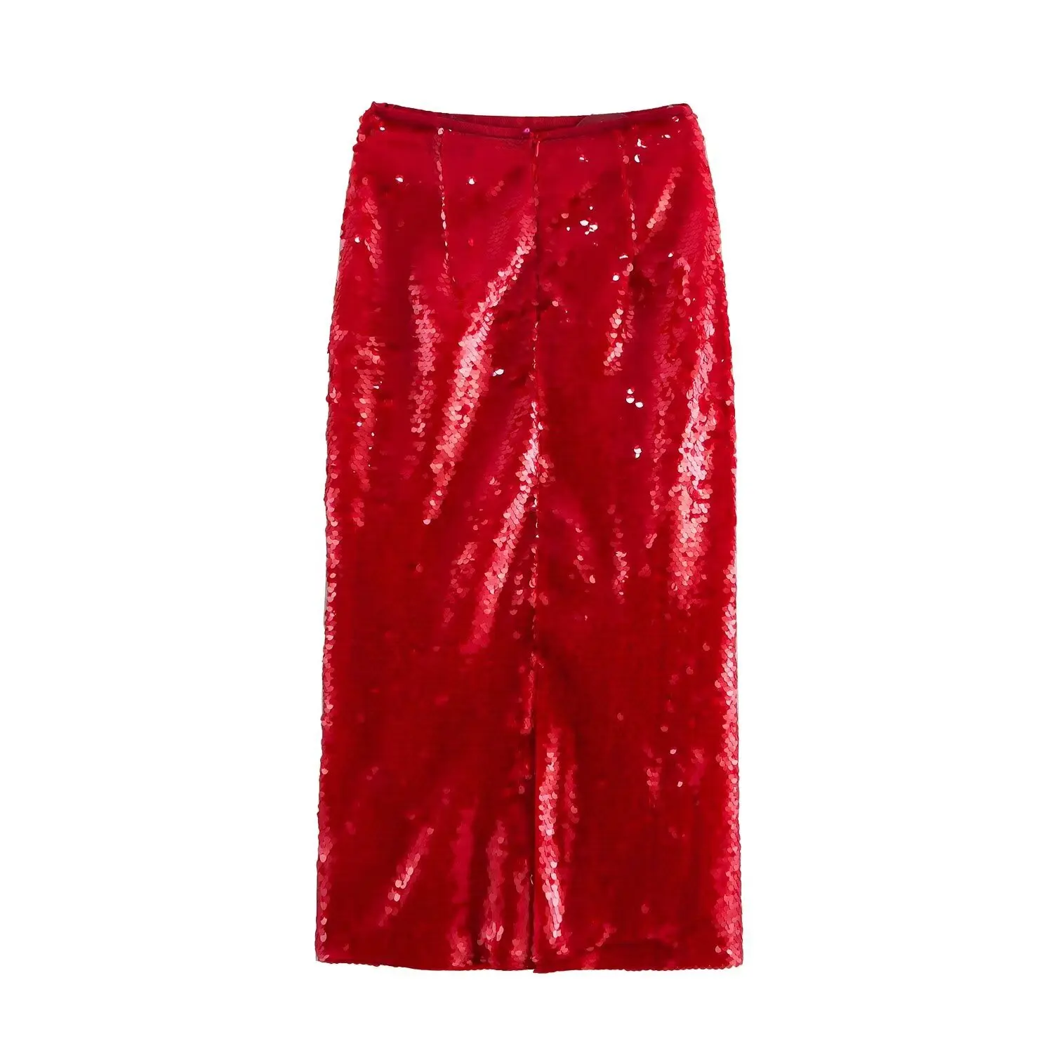2025 Spring New Women's Clothing Street Fashion Charm Bead Mini Split Skirt